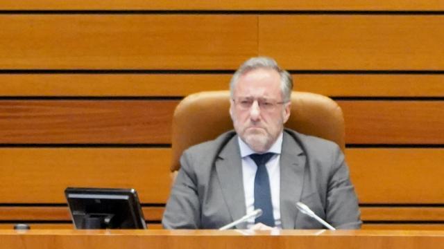 El presidente de las Cortes de Castilla y León, Carlos Pollán