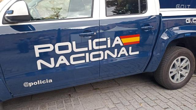 Un vehículo de la Policía Nacional