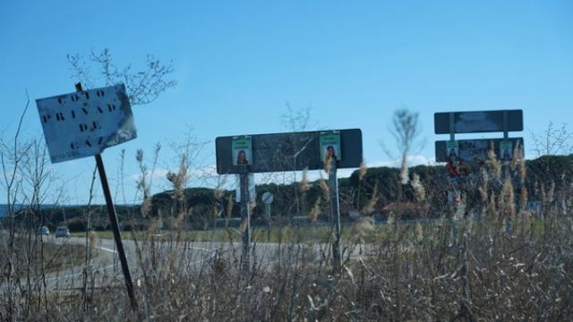 Cuneta en la que se encontró el cadáver de Esther López