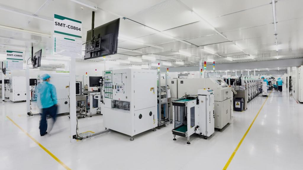 Línea de produccción de OPPO