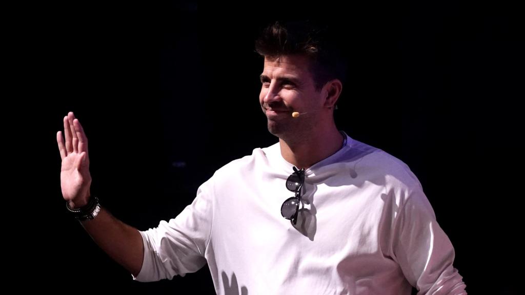 Gerard Piqué, durante un acto