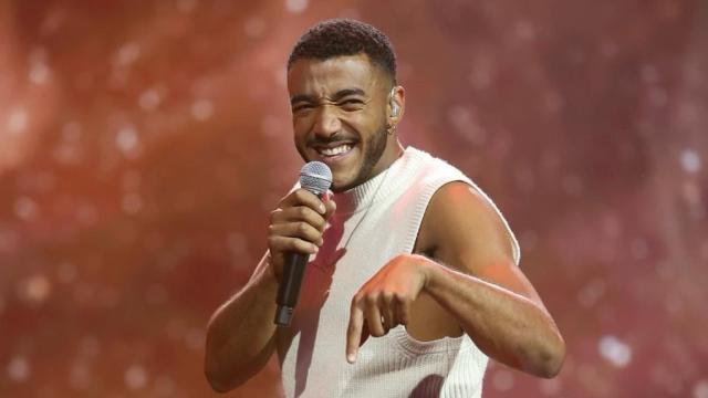 Omar durante su actuación en la Gala 0 de 'OT 2023'.