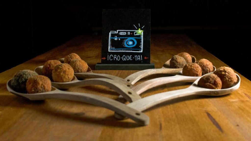 Solo de croquetas.