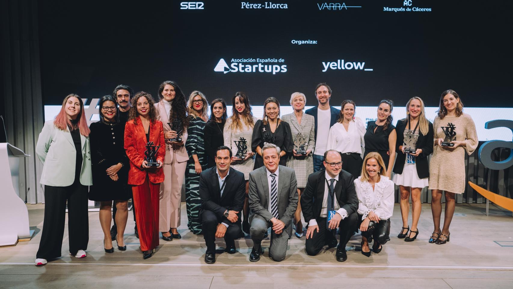 Las premiadas en los Women Startup Awards 2023.