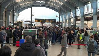 Retrasos de esta maña en la estación de A Coruña