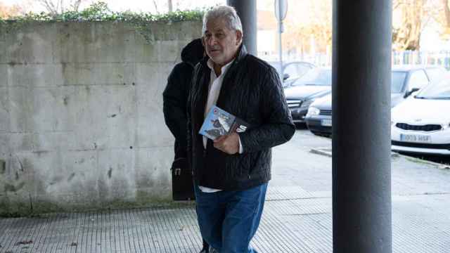 El exnarcotraficante gallego Laureano Oubiña a su llegada a juzgados de Vilagarcía, a 21 de noviembre de 2023, en Vilagarcía.