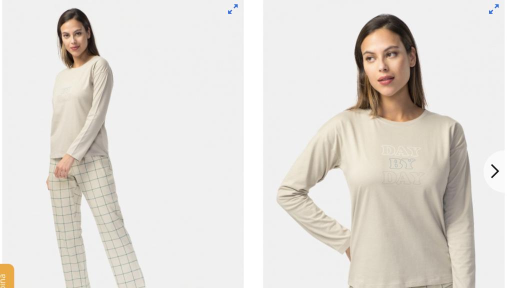 Pijama de algodón.