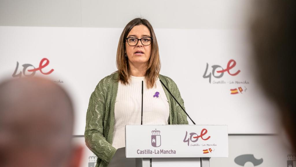 Esther Padilla, portavoz del Gobierno de Castilla-La Mancha.