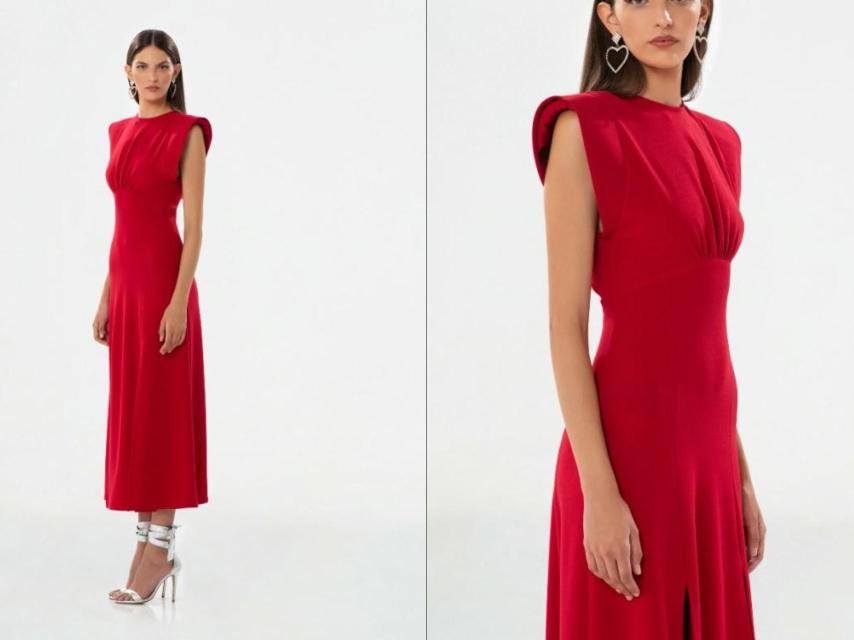 Vestido Epilota R de Carmen Lomana firmado por Claro Couture.