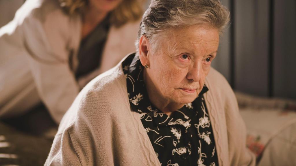 Herminia, la abuela de la familia Alcántara.