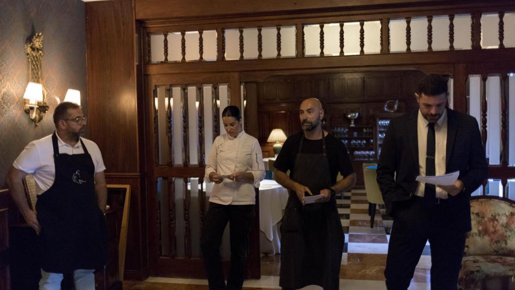 Juan Carlos Padrón, Itziar Pérez, Benito Gómez y Rafael Hurtado en Poemas