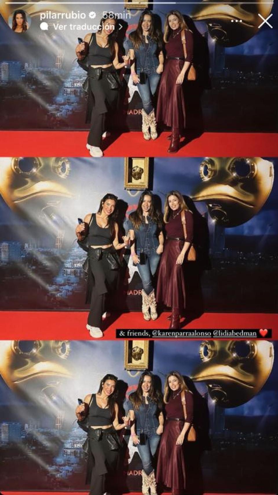 Pilar Rubio, en una cita con amigas, en medio de su momento más convulso.