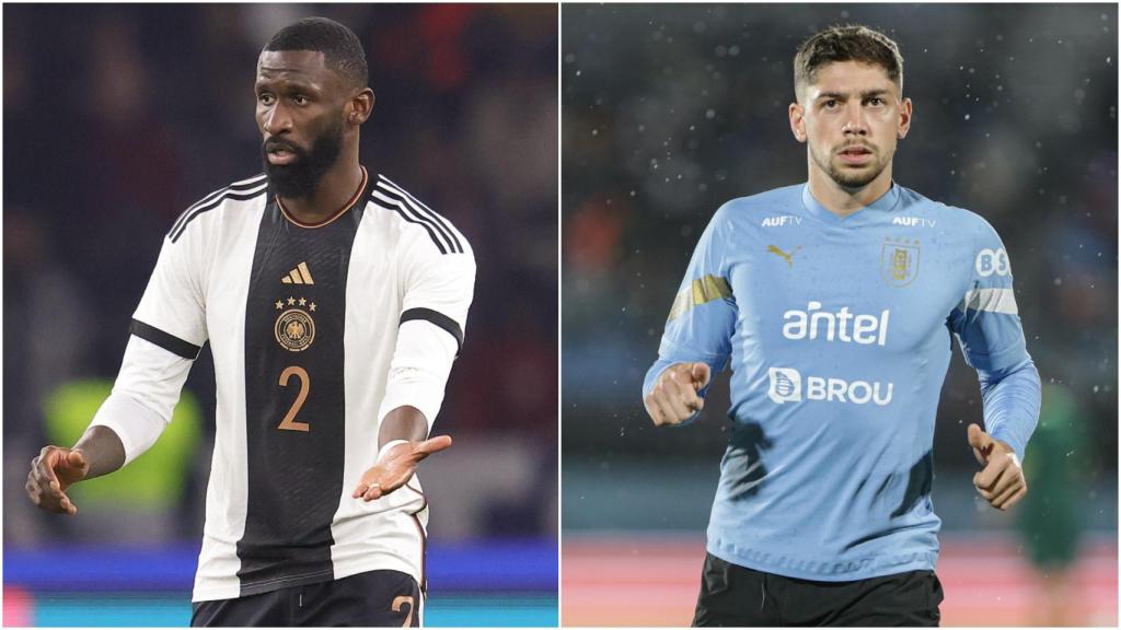 Rüdiger y Fede Valverde