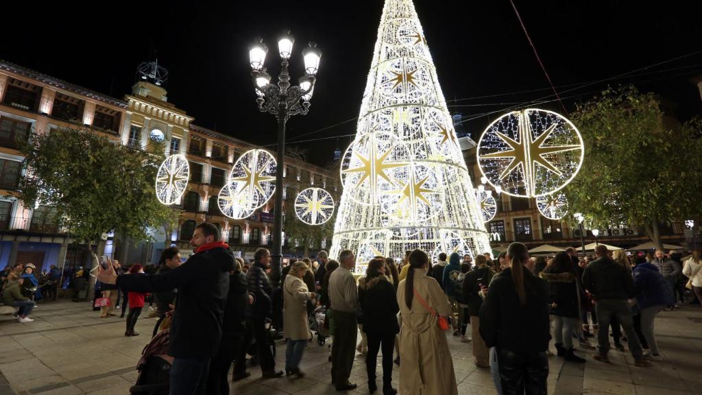 Imagen de la iluminación de la pasada Navidad.