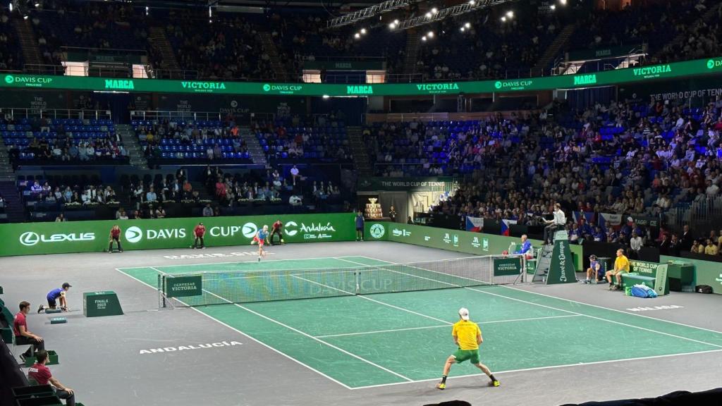Tomas Machac y Jordan Thompson en la Copa Davis