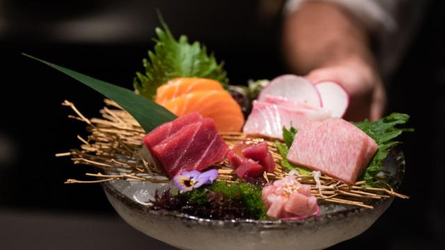 Imagen de uno de los platos de Ta-Kumi Málaga.