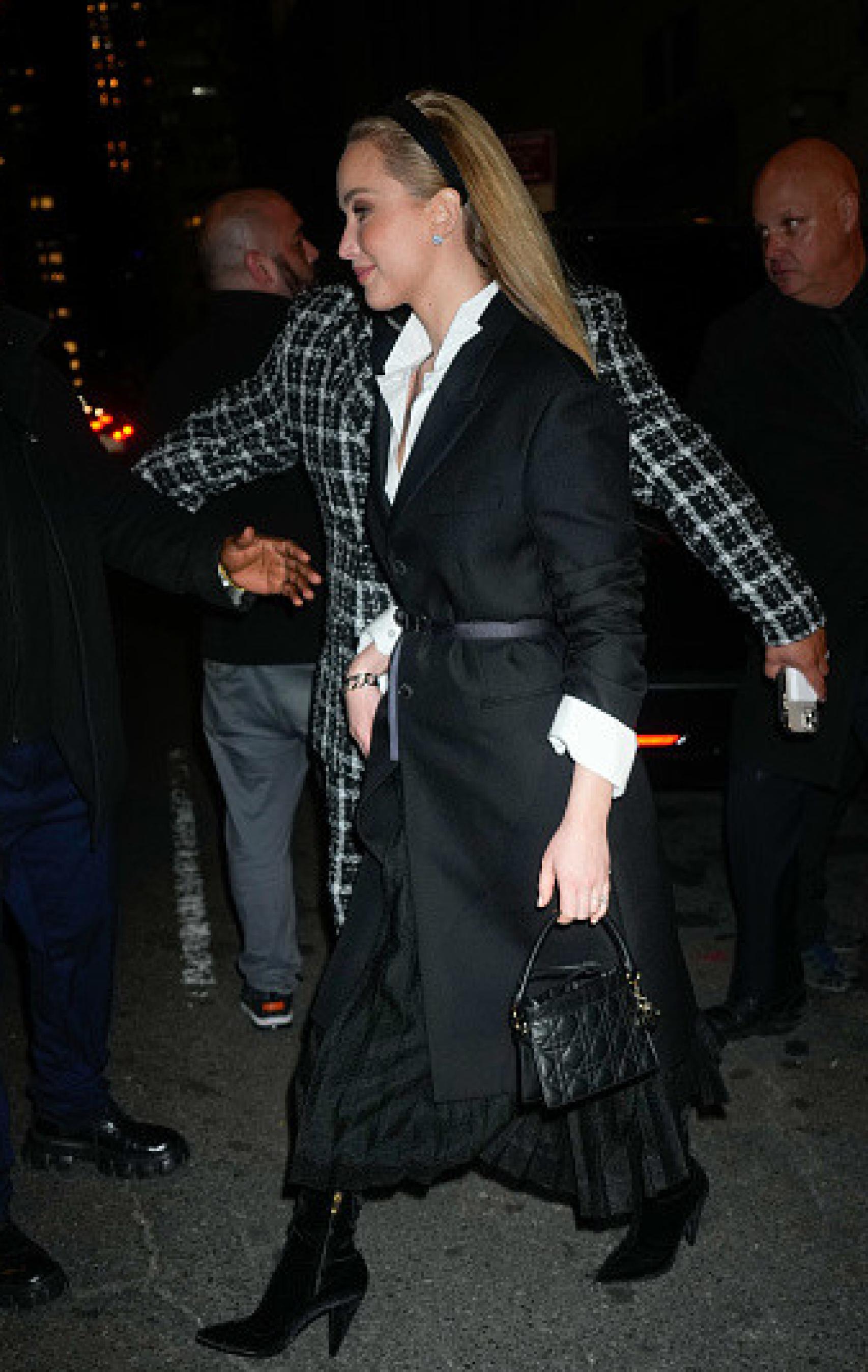 Jennifer Lawrence en un acto de Dior