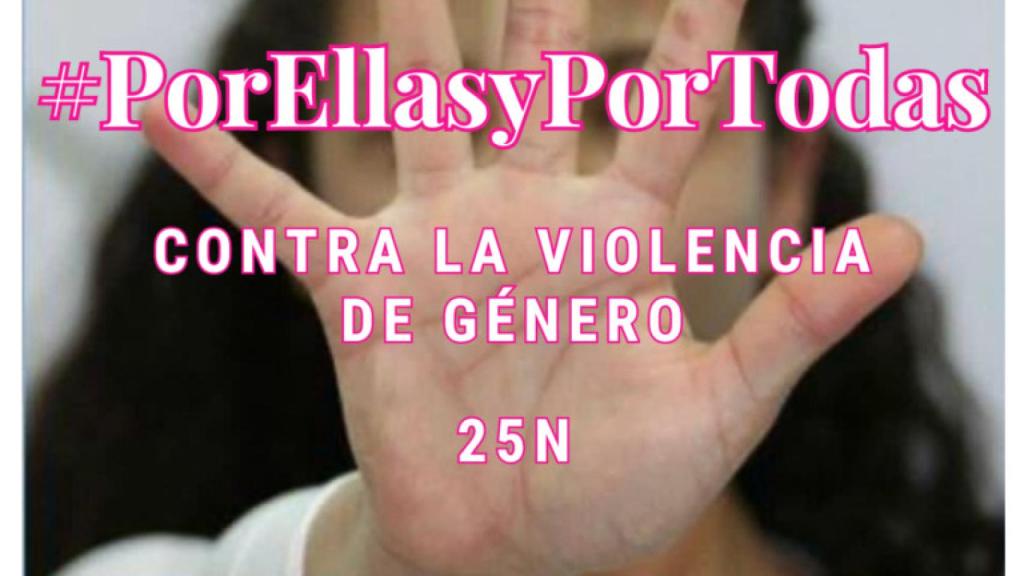 Cartel de la campaña que comienza el 25 de noviembre.