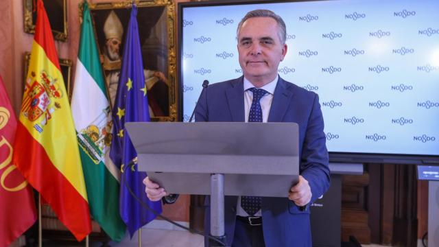 Juan Bueno, en el Ayuntamiento de Sevilla.