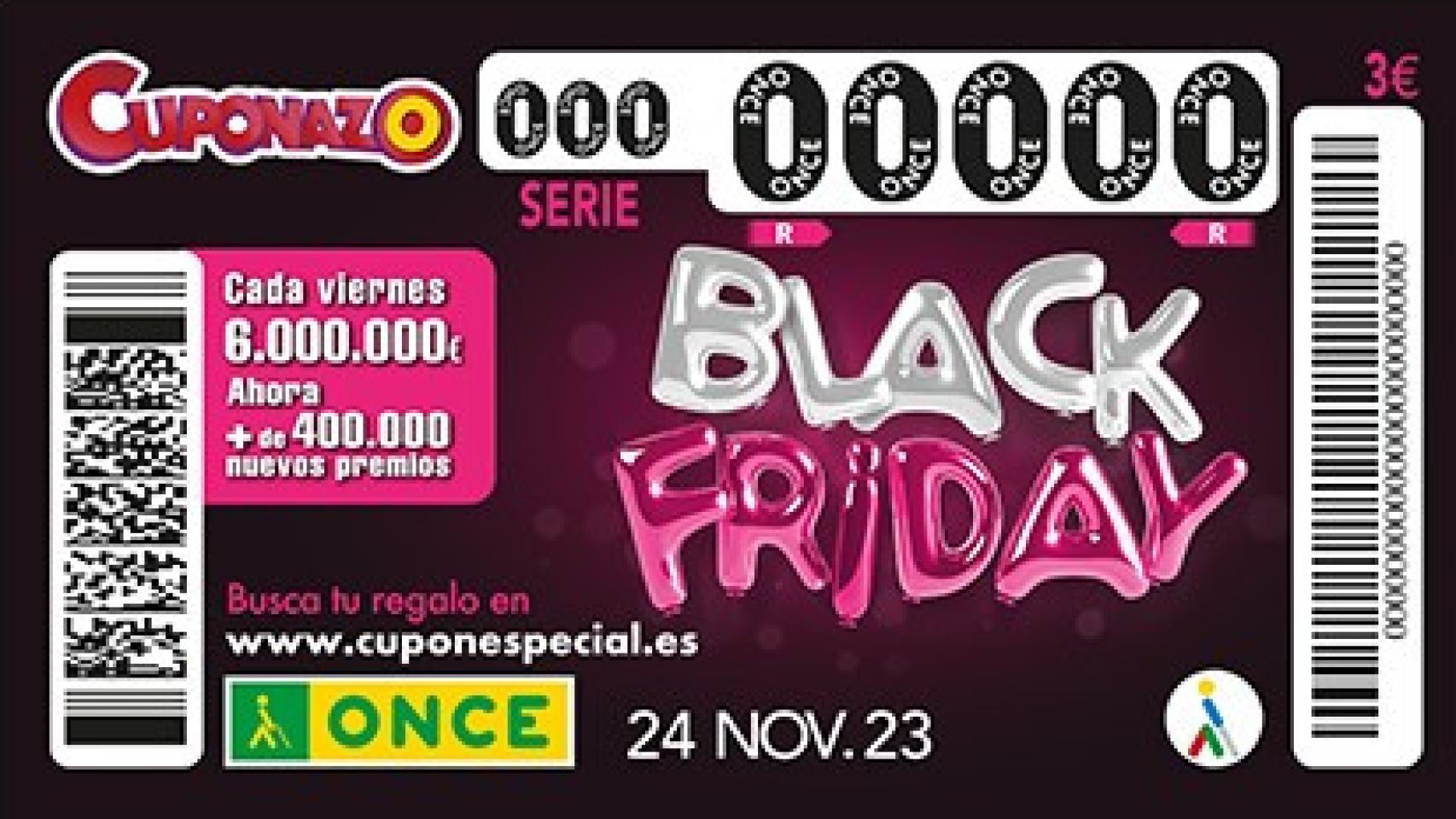 Cuponazo de la ONCE del Black Friday