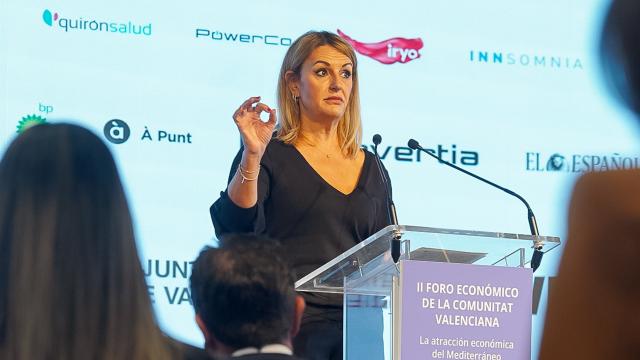 Nuria Montes, consellera de Innovación, Industria, Comercio y Turismo.