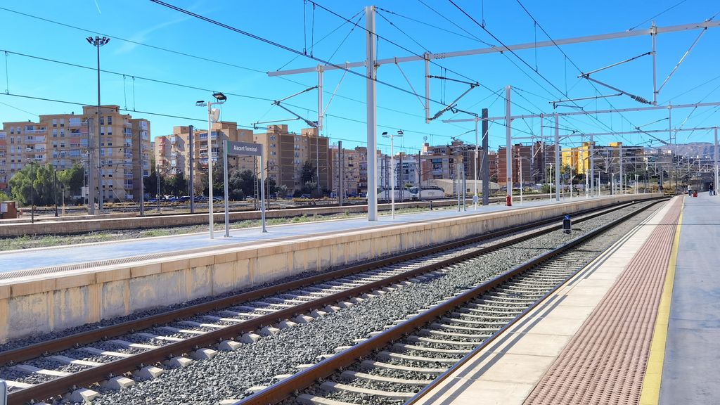 La estación de trenes de Alicante.