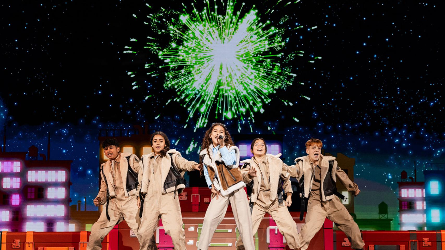 Así será la cuidada y colorida actuación de Sandra Valero en Eurovision Junior