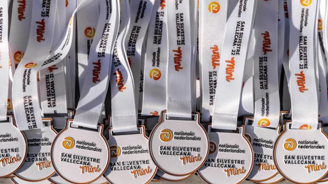 Medallas de la San Silvestre Vallecana Mini