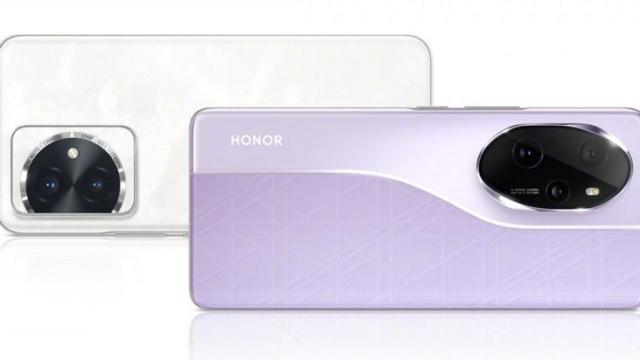 Honor 100 Pro (delante) y Honor 100 (detrás)
