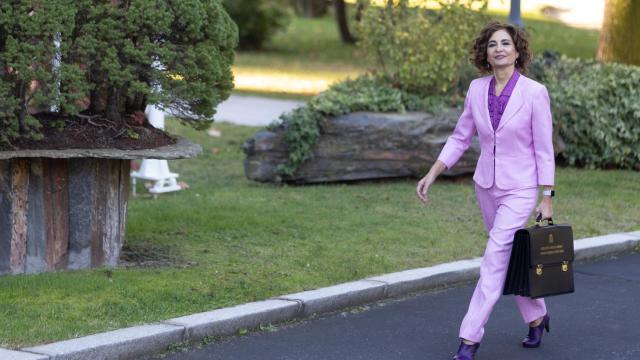 La ministra de Hacienda y vicepresidenta cuarta, María Jesús Montero, este miércoles en la Moncloa.
