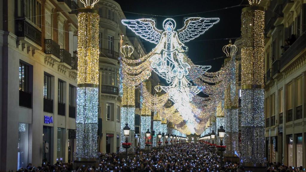 Las luces de calle Larios.