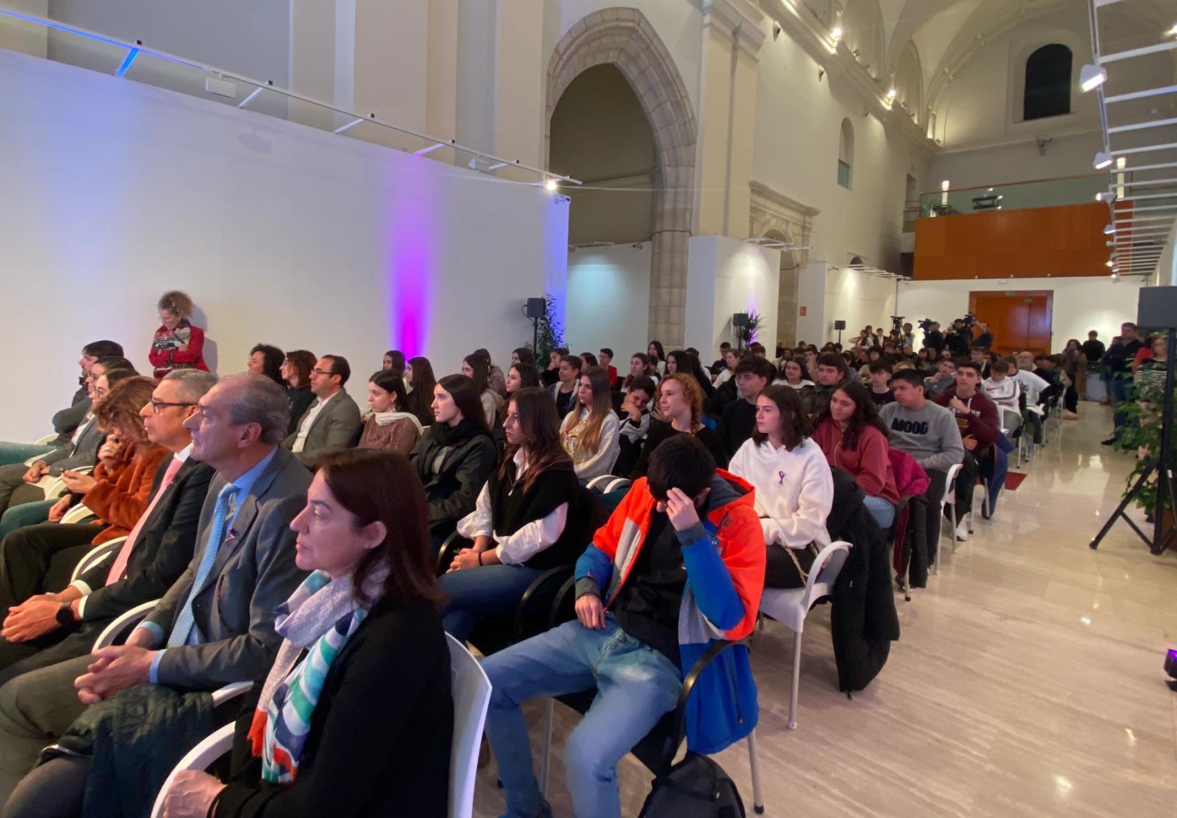 Los asistentes al acto con motivo del 25-N de la Junta de Castilla y León