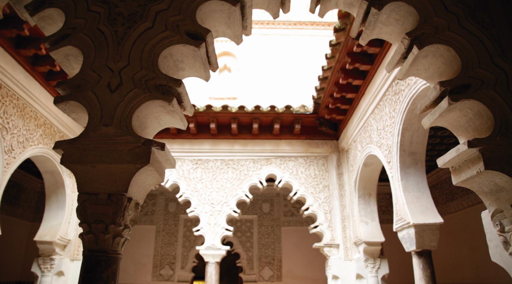El patio del convento de Santa Clara