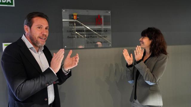 Oscar Puente y Ana Redondo, durante su etapa en el Ayuntamiento de Valladolid