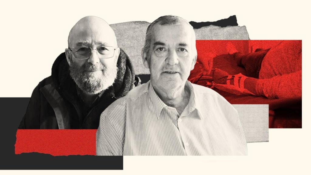 Fernando Porto y Juan Eugenio Gómez-Pimpollo, pacientes de diálisis.