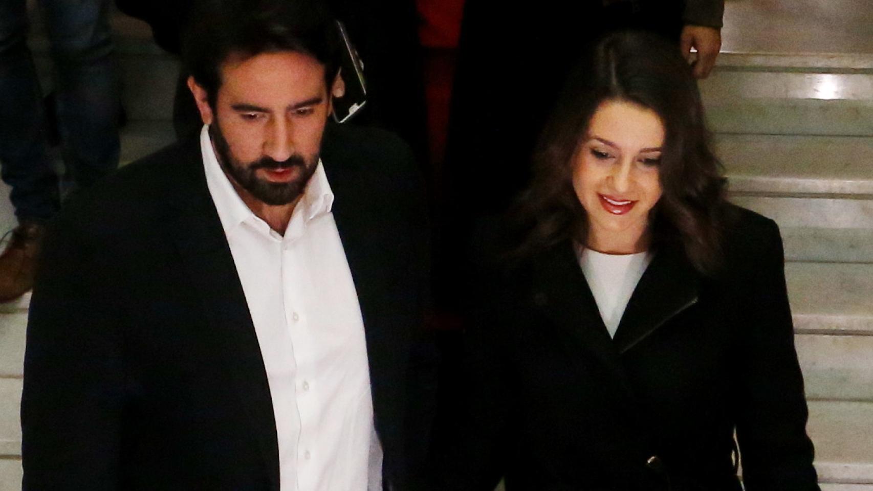 Xavier Cima e Inés Arrimadas.