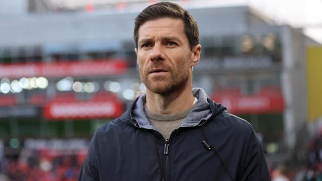Xabi Alonso, durante un partido con el Bayer Leverkusen