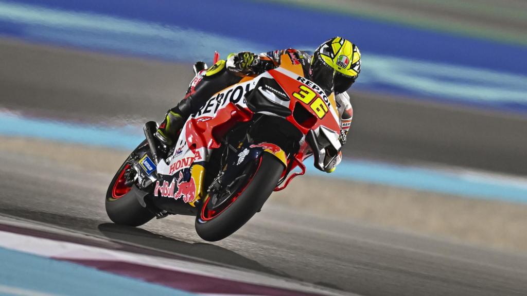 Joan Mir, durante el Gran Premio de Qatar.