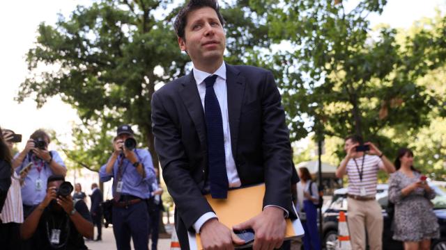 Sam Altman, consejero delegado de OpenAI, a su llegada un foro en el Senado de EEUU el pasado mes de septiembre.