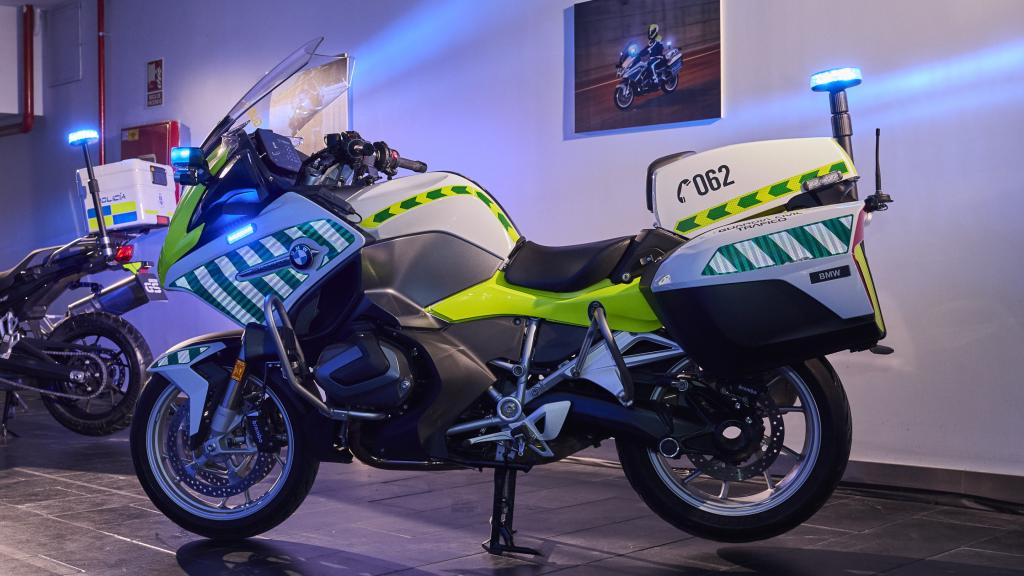 Moto BMW de la Guardia Civil.