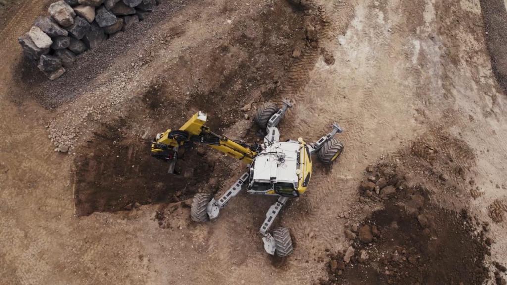 Los investigadores han elegido como base de HEAP una excavadora araña