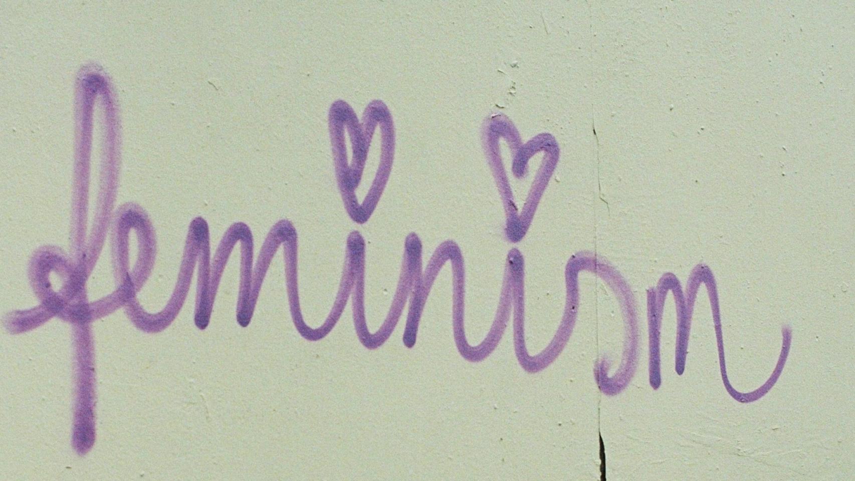 Una pintada sobre feminismo.