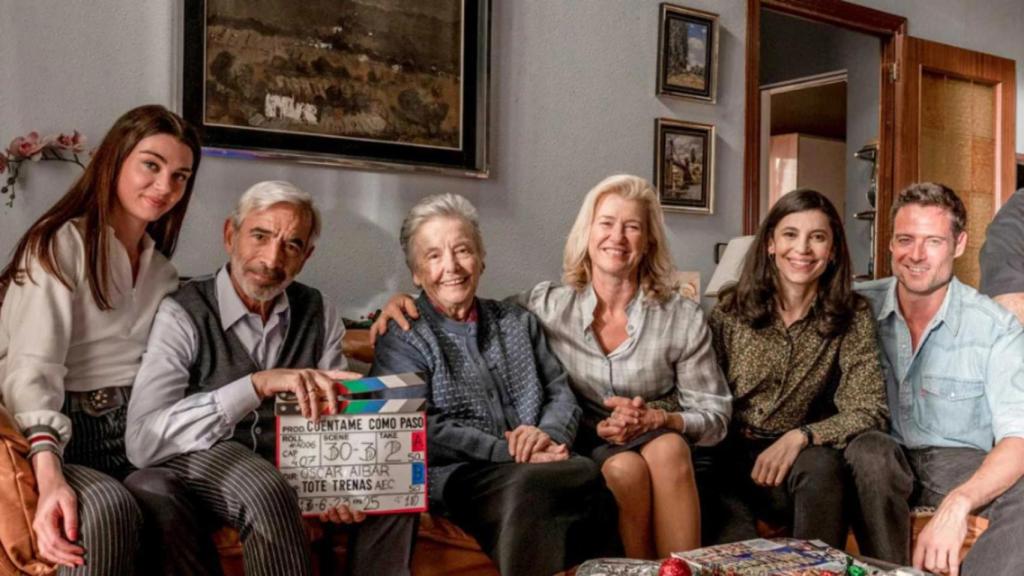 Escena del rodaje de 'Cuéntame cómo pasó'.