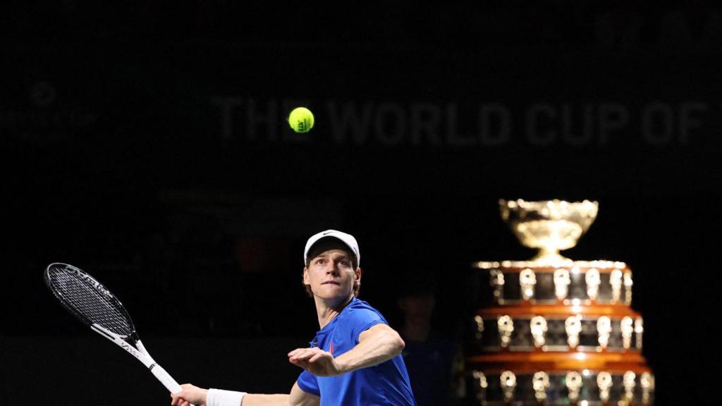 Jannik Sinner, en la Copa Davis