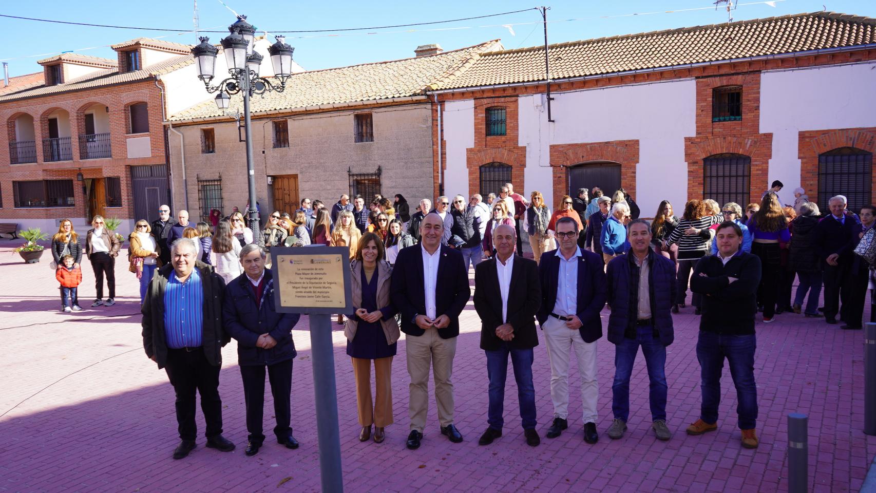 Imagen de la inauguración de la Plaza Mayor.