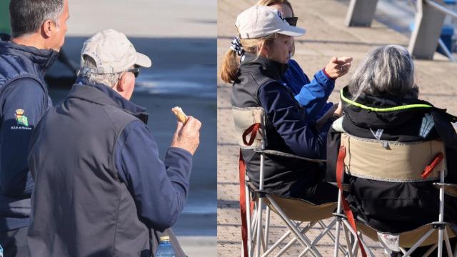 El emérito Juan Carlos y la infanta Elena en un montaje de EL ESPAÑOL.