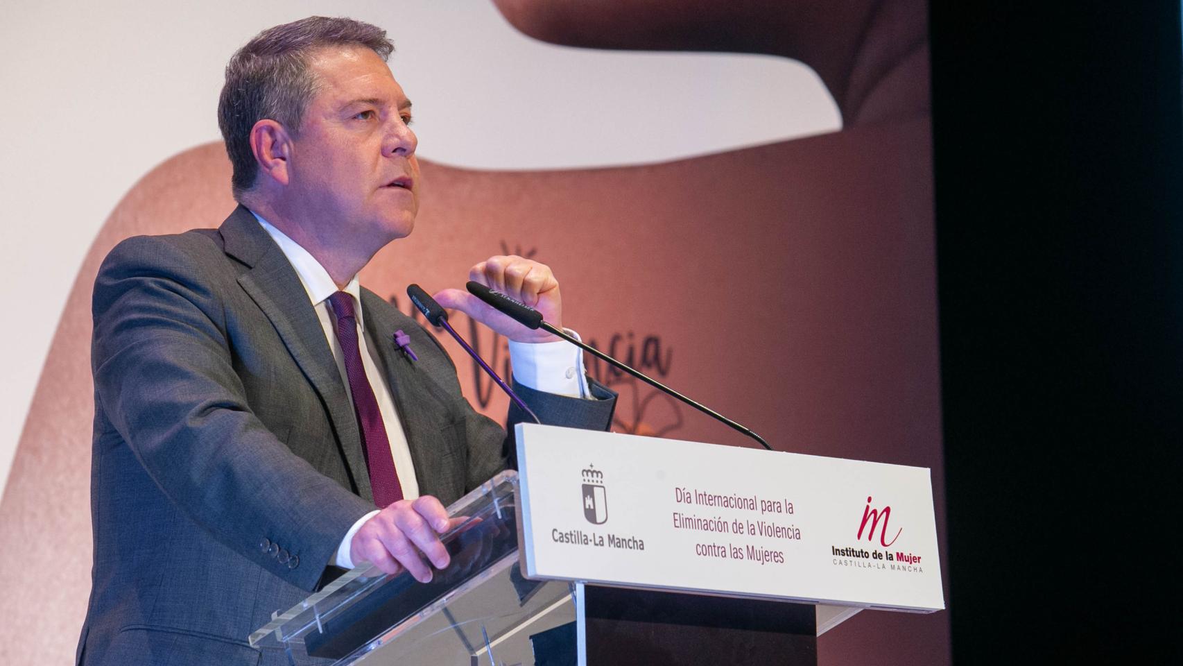 Emiliano García-Page, presidente de Castilla-La Mancha.