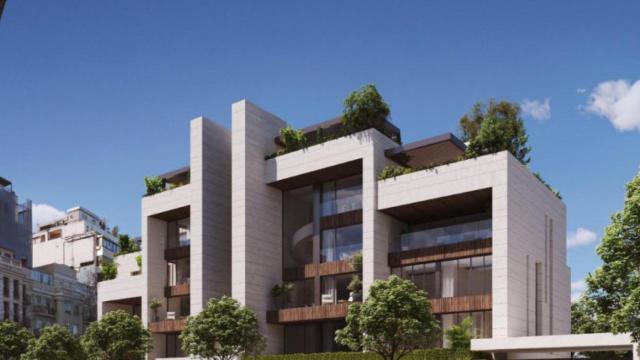 Recreación virtual de el futuro edificio con ocho viviendas de lujo en los números 125-127 de la calle Velázquez.