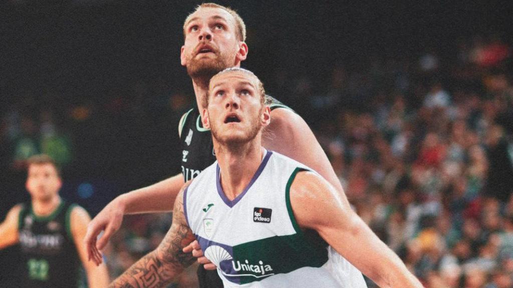 Osetkowski en un momento del partido contra el Bilbao.