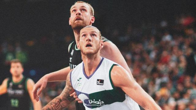 Osetkowski en un momento del partido contra el Bilbao.